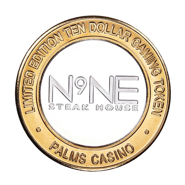 .999 Silver Palms Casino Las Vegas, NV $10 Casino Limited Edition Gaming Token