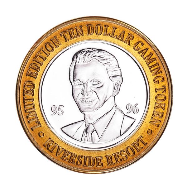 .999 Fine Silver Riverside Casino Laughlin, NV $10 Limited Edition Gaming Token