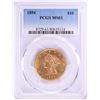 Image 1 : 1894 $10 Liberty Head Eagle Gold Coin PCGS MS61