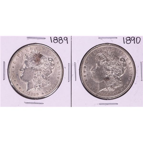 Lot of 1889-1890 $1 Morgan Silver Dollar Coins