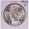 Image 1 : 1924-S $1 Peace Silver Dollar Coin