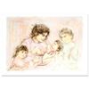 Image 1 : Hibel (1917-2014) "Marilyn and Children" Limited Edition Lithograph on Paper