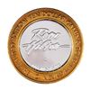 Image 2 : .999 Silver Reno Hilton Nevada $10 Casino Limited Edition Gaming Token