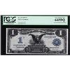 Image 1 : 1899 $1 Black Eagle Silver Certificate Note Fr.228 PCGS Very Choice New 64PPQ