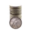 Image 2 : Lot of (25) $1 Peace Silver Dollar Coins