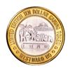 Image 1 : .999 Silver Westward Ho Casino Las Vegas $10 Casino Gaming Token Limited Edition