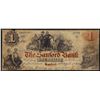 Image 1 : 1860 $1 The Sanford Bank Sanford, ME Obsolete Banknote