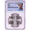 Image 1 : 1985Mo Mexico 1 Onza Libertad Silver Coin NGC MS66