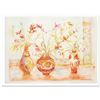 Image 1 : Hibel (1917-2014) "Chinese Vase" Limited Edition Lithograph on Paper