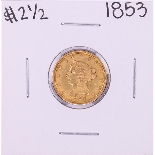 1853 $2 1/2 Liberty Head Quarter Eagle Gold Coin