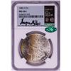 Image 1 : 1885-O $1 Morgan Silver Dollar Coin NGC MS63* STAR CAC Amazing Toning Miller Signed