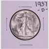Image 1 : 1937-D Walking Liberty Half Dollar Coin