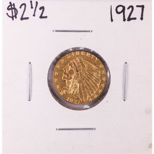 1927 $2 1/2 Indian Head Quarter Eagle Gold Coin