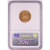 Image 2 : 1895 $5 Liberty Head Half Eagle Gold Coin NGC MS61