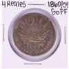 Image 1 : 1860/59 GoPF Mexico 4 Reales Silver Coin