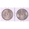 Image 2 : Lot of (2) 1896 $1 Morgan Silver Dollar Coins