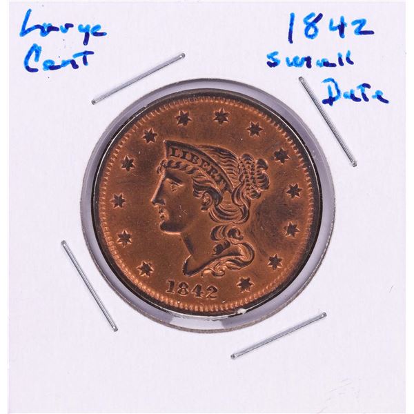 1842 Small Date Large Cent Coin