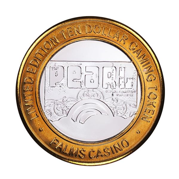 .999 Silver Palms Casino Las Vegas, Nevada $10 Limited Edition Gaming Token