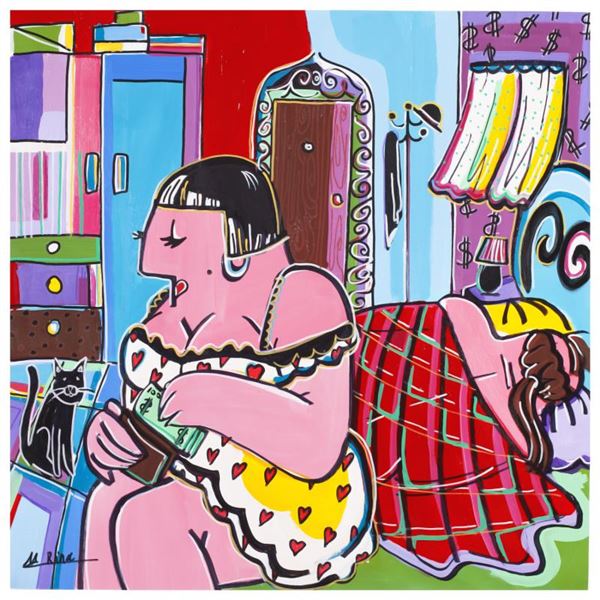 Maimon "While You're Sleeping" Original Acrylic on Canvas