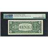 Image 2 : 1974 $1 Federal Reserve Note Partial Offset Printing Error PMG Ch. Uncirculated 64EPQ