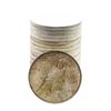 Image 2 : Roll of (20) Brilliant Uncirculated 1923 $1 Peace Silver Dollar Coins