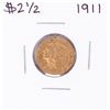Image 1 : 1911 $2 1/2 Indian Head Quarter Eagle Gold Coin