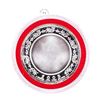 Image 2 : 2003 Christmas Holidays .999 Fine Silver Colorized Enamel Round