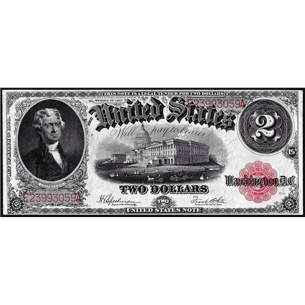 1917 $2 Legal Tender Note