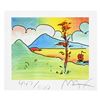 Image 2 : Peter Max "Tree with Sailboat" Limited Edition Lithograph on Paper