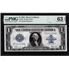 Image 1 : 1923 $1 Silver Certificate Note Fr.238 PMG Choice Uncirculated 63EPQ