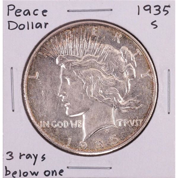 1935-S $1 Peace Silver Dollar Coin