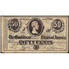 Image 1 : 1885 Advertising Scrip on Reproduction of 1863 Confederate States of America Note