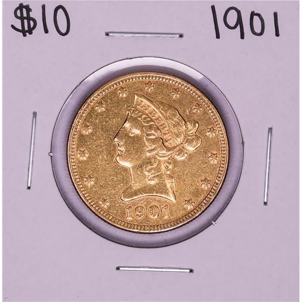 1901 $10 Liberty Head Eagle Gold Coin