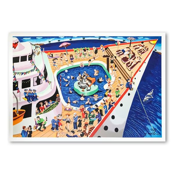 Yuval Mahler  The Cruise  Limited Edition Serigraph on Paper