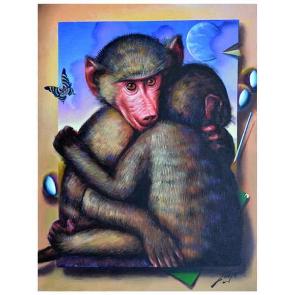 Ferjo "Hug Me Tight" Original Oil on Canvas