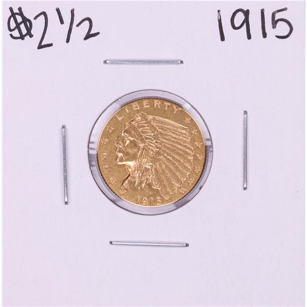 1915 $2 1/2 Indian Head Quarter Eagle Gold Coin