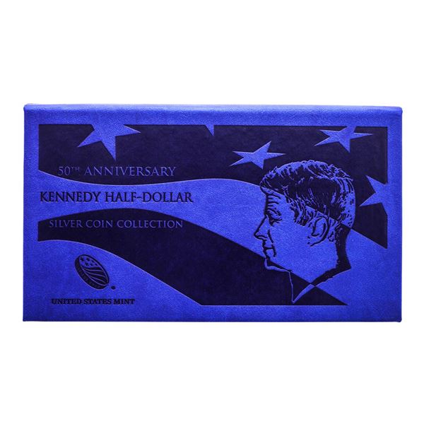 2014 50th Anniversary Kennedy Half Dollar Silver Coin Collection w/ Box & COA