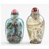 Image 1 : Lot of Two Glass Chinese Snuff Bottles