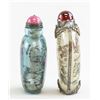 Image 2 : Lot of Two Glass Chinese Snuff Bottles