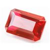 Image 2 : 31.55ct Emerald Cut Blood Red Natural Ruby GGL