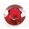 Image 1 : 39.75ct Round Cut Blood Red Natural Ruby GGL
