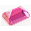 Image 3 : 65.45ct Emerald Cut Pink Natural Ruby GGL