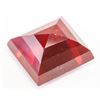 Image 3 : 38.50ct Emerald Cut Blood Red Natural Ruby GGL