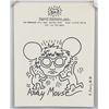 Image 2 : American Ink on Paper Inscribed Keith Haring