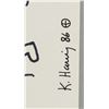 Image 5 : American Ink on Paper Inscribed Keith Haring