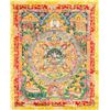 Image 1 : Tibetan Thangka on Red Fabric