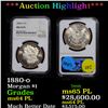 Image 1 : ***Auction Highlight*** NGC 1880-o Morgan Dollar $1 Graded ms64 PL By NGC (fc)