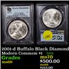 Image 1 : ***Auction Highlight*** PCGS 2001-D Buffalo Black Diamond Modern Commem Dollar $1 Graded ms69 By PCG