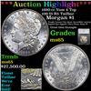 Image 1 : ***Auction Highlight*** 1890-cc Vam 4 Top 100 I5 R5 Tailbar Morgan Dollar $1 Graded ms65 By SEGS (fc