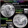 Image 1 : ***Auction Highlight*** 1927-d Standing Liberty Quarter 25c Graded ms65+ By SEGS (fc)